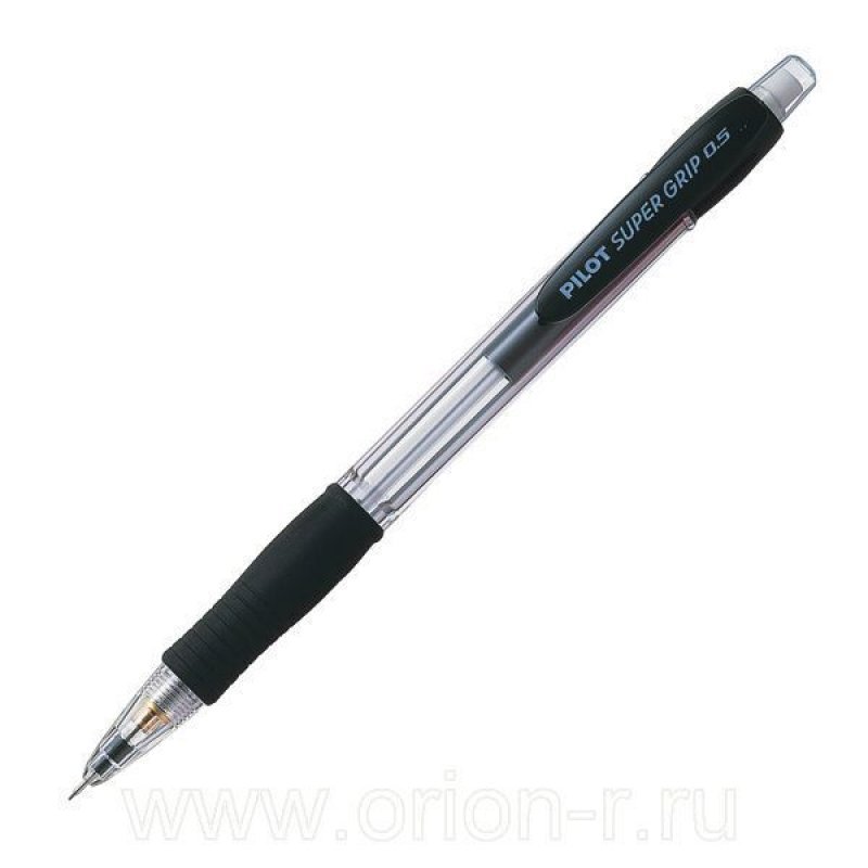 Карандаш механический 0,5мм Pilot H-185 Super Grip  корпус пластиковый с ластиком