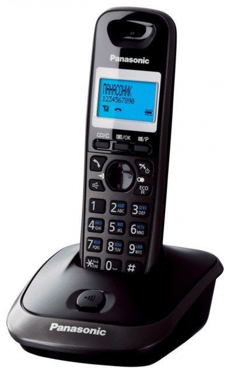 Радиотелефон Panasonic KX-TG2511RUT титановый АОН 50 номеров полифония спикер