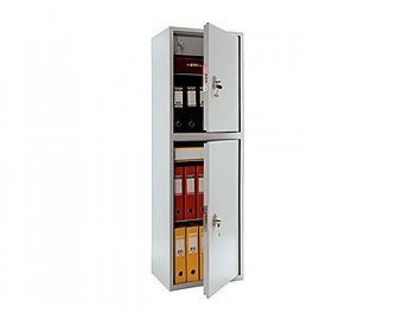 Шкаф металлический для документов 2 отделения Практик SL-150/2Т 1490х460х340 мм 42кг
