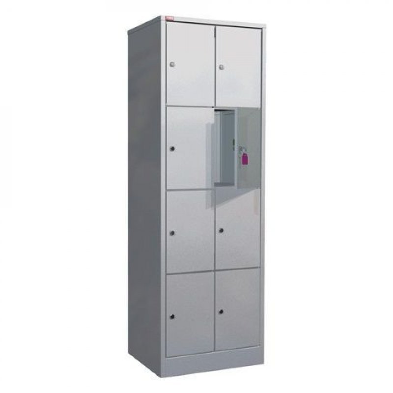 Шкаф металлический для сумок 8 секций Практик LS/LE-24 1830х575х500мм 34кг