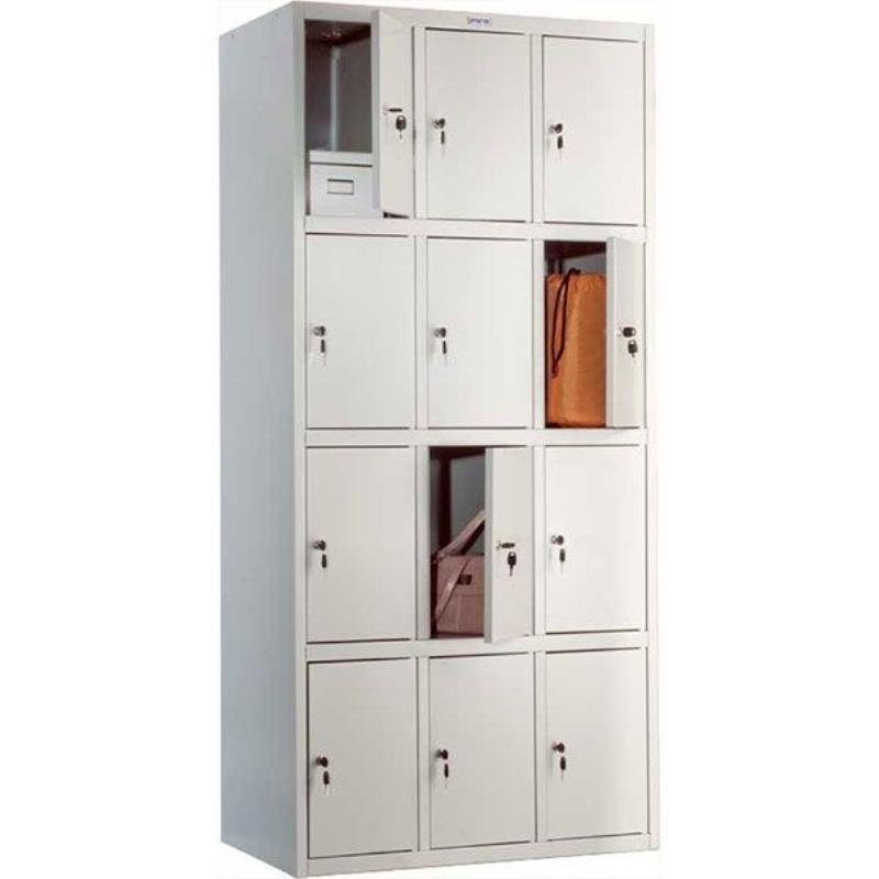 Шкаф металлический для сумок 12 секций Практик LS-34 1830х850х500мм 44кг