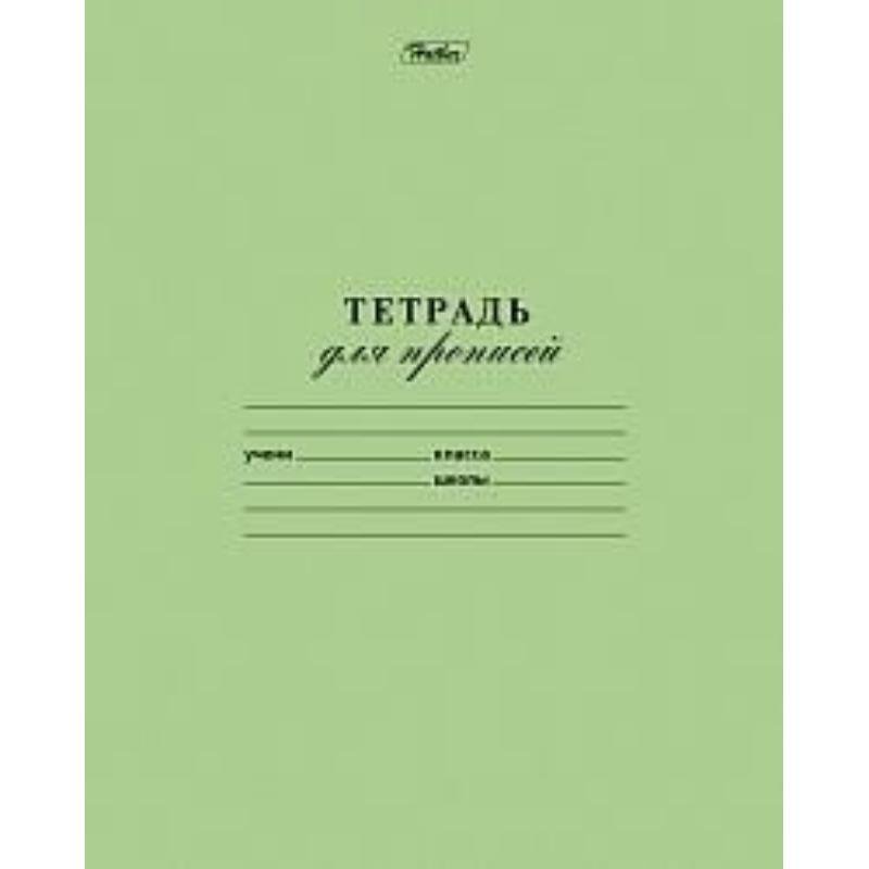 Тетрадь 12л косая Частая линия Стандарт зеленая обложка