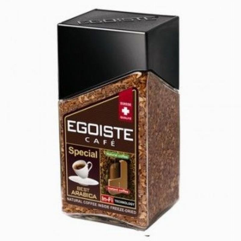 Кофе Egoiste Special растворимый сублимированный 100г стеклянная банка