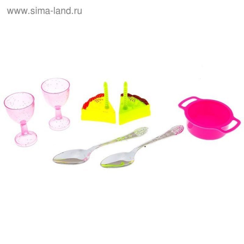 Набор посудки 7 предметов с продуктами