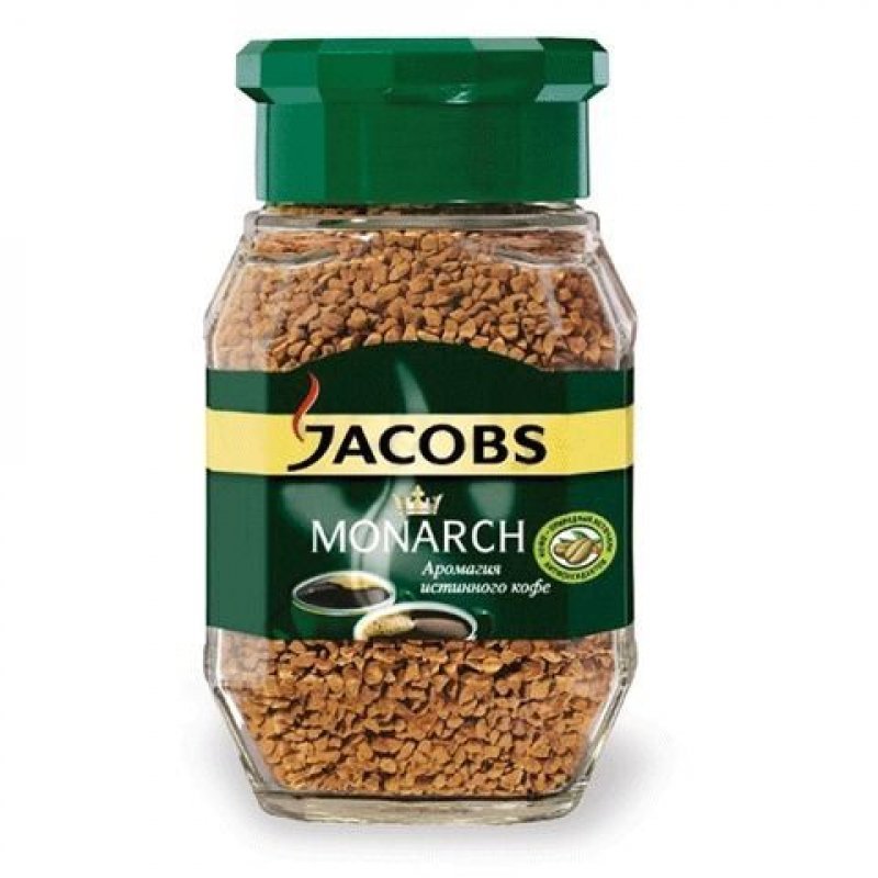 Кофе  Monarch растворимый сублимированный 190г стеклянная банка
