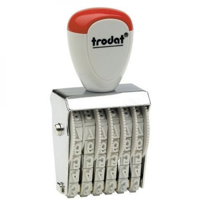 Нумератор Trodat 6 разряд оттиск 27х4 мм 1556, 54886