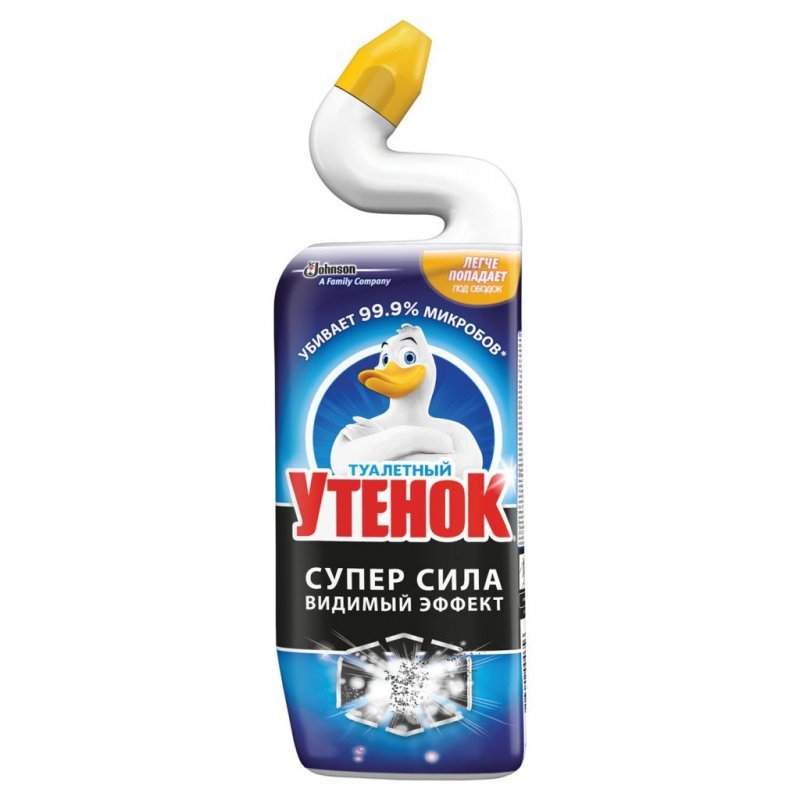 Чистящее средство для сантехники Туалетный утенок видимый эффект утенок 500мл