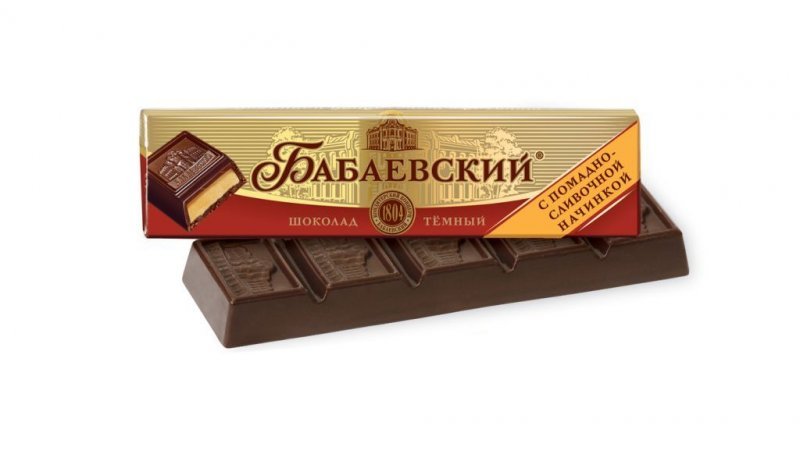 Шоколадный батончик Бабаевский помадно сливочная начинка 50г