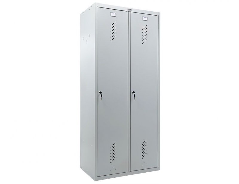 Шкаф металлический для одежды 2секции Практик ML/LS-21-80 1830x800x500 35кг