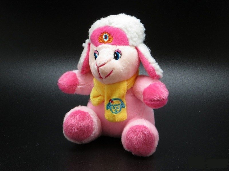 Игрушка мягкая Барашек Солдат 15см