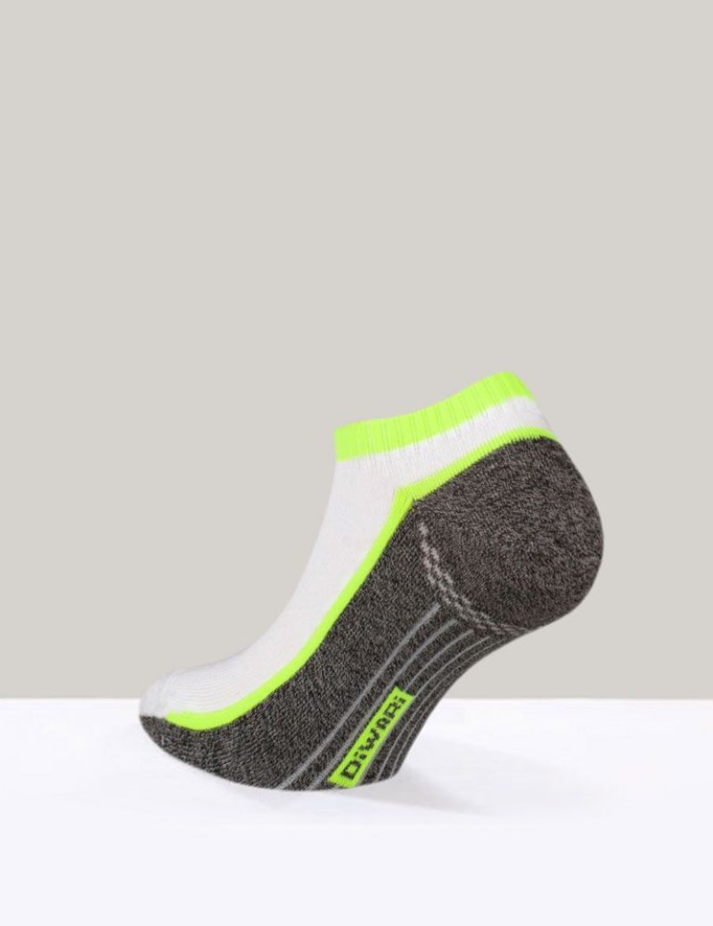 Носки муж DW Active ультракороткие р29 белый-темно-серый
