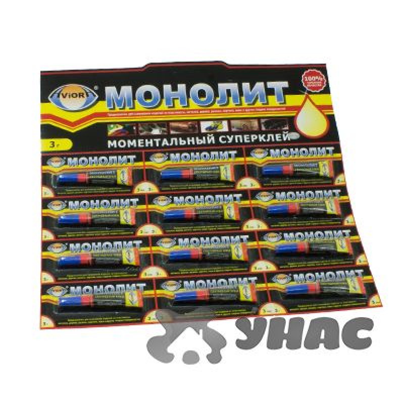 Клей моментальный Монолит супер 3г