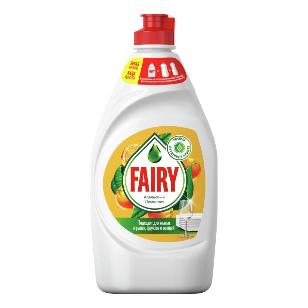 Средство для мытья посуды 450мл Fairy Апельсин и лимонник