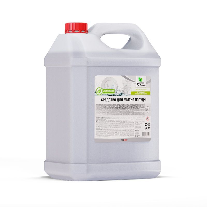 Средство для мытья посуды 5л Clean&Green Greeny Neutral Канистра