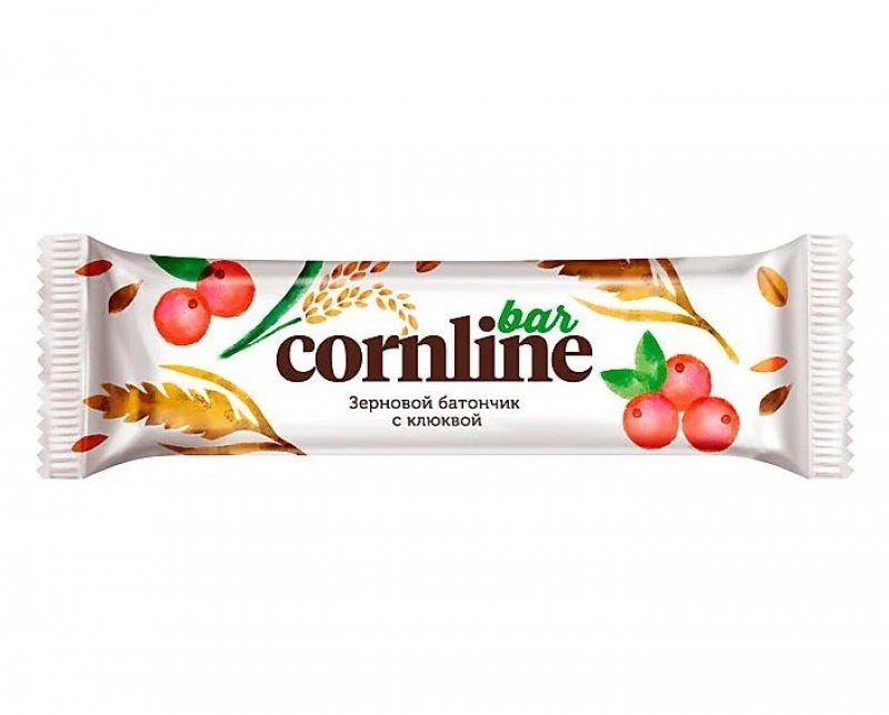 Батончик Cornline с клюквой 30г