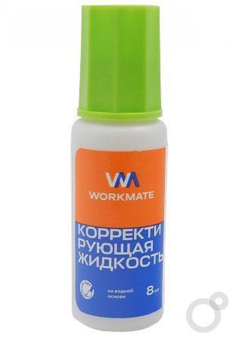 Корректирующая жидкость Workmate 8мл на водной основе с кисточкой