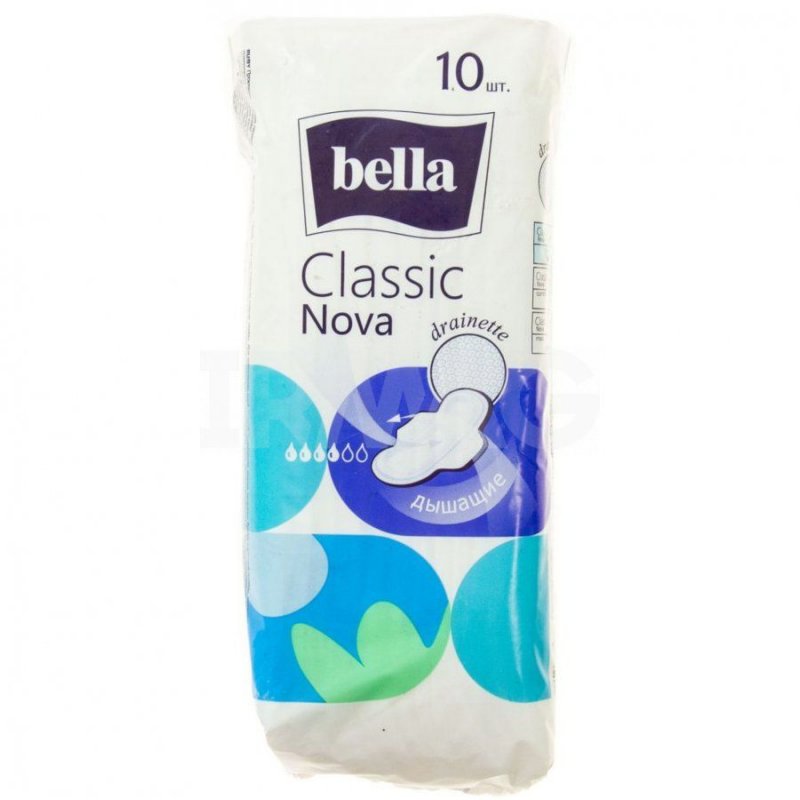 Прокладки ежедневные Bella Classic Nova drainette 10 шт/уп