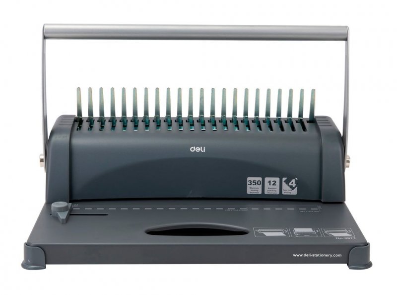 Брошюровочная машина Deli Easy E3871 A4 12л/350л