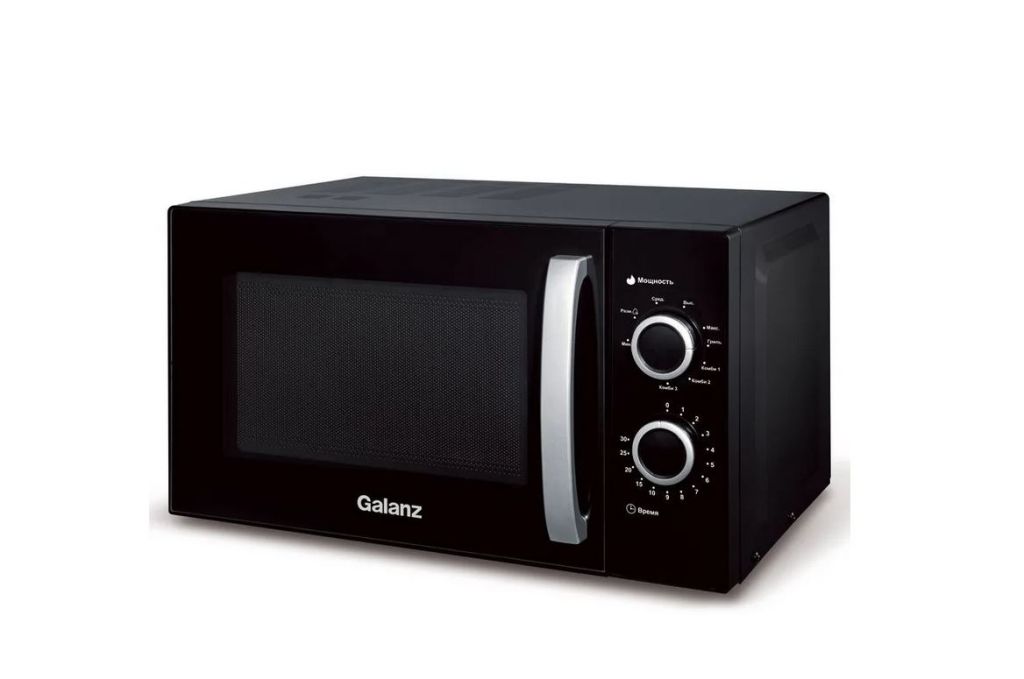Микроволновая печь Galanz MOG-2009MB 20л 700Вт механическое управление с грилем черная