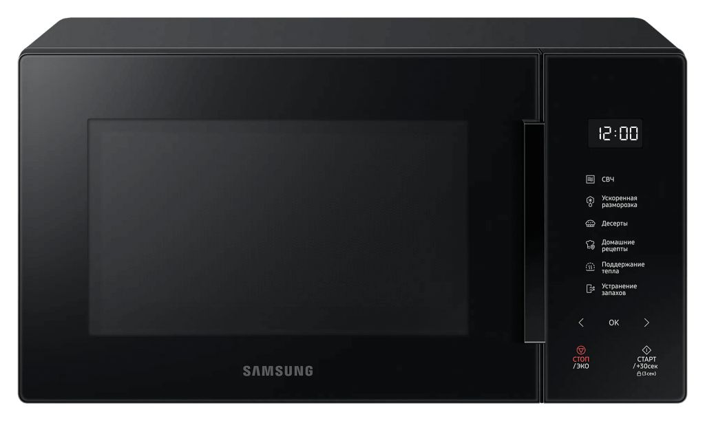 Микроволновая печь Samsung MS23T5018AK/BW 23л 800Вт сенсорное управление без гриля черная