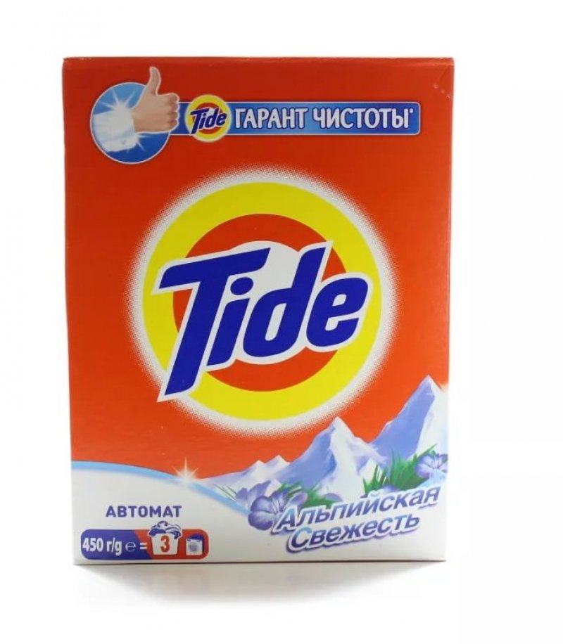 Стиральный порошок 450г Tide Альпийская свежесть  автомат