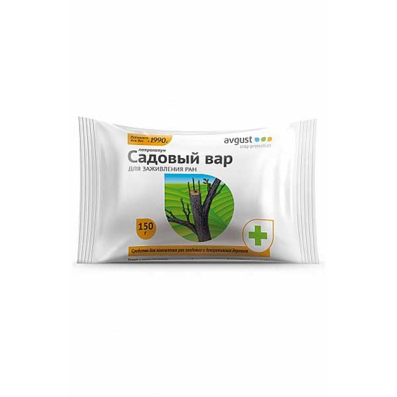 Паста-замазка для заживления ран деревьев Садовый вар 150г