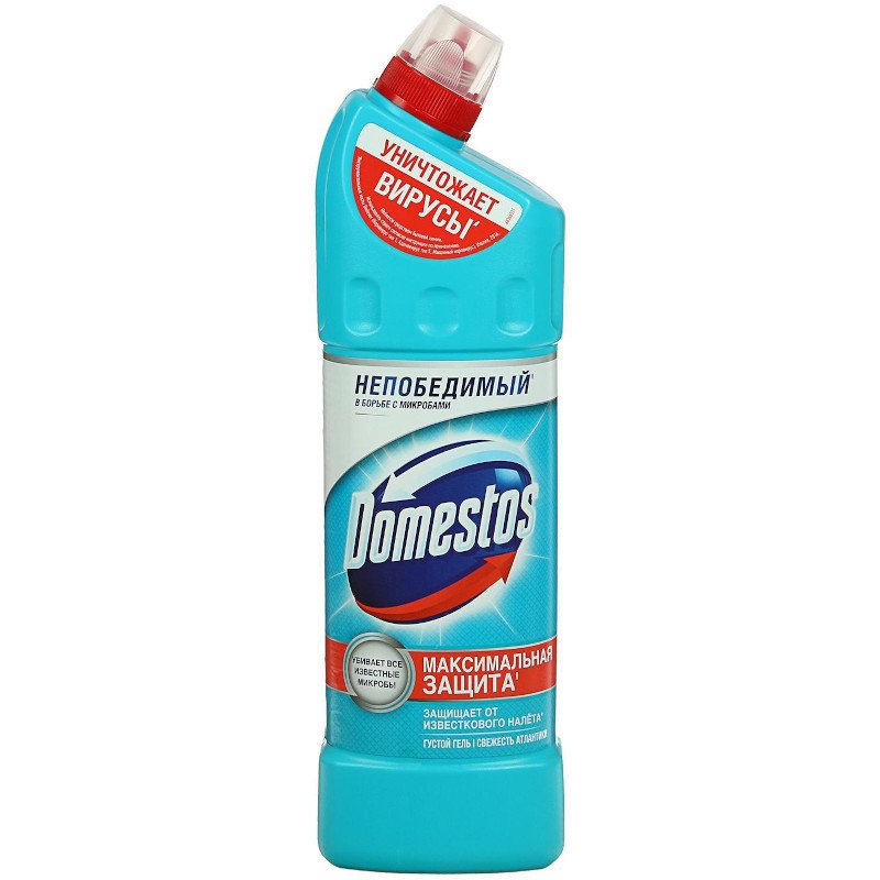 Чистящее средство для сантехники Domestos Свежесть атлантики 1л
