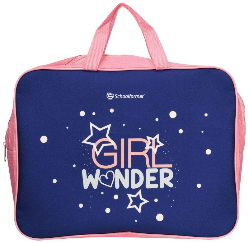 Папка для труда тканевая широкая А4 Girl Wonder