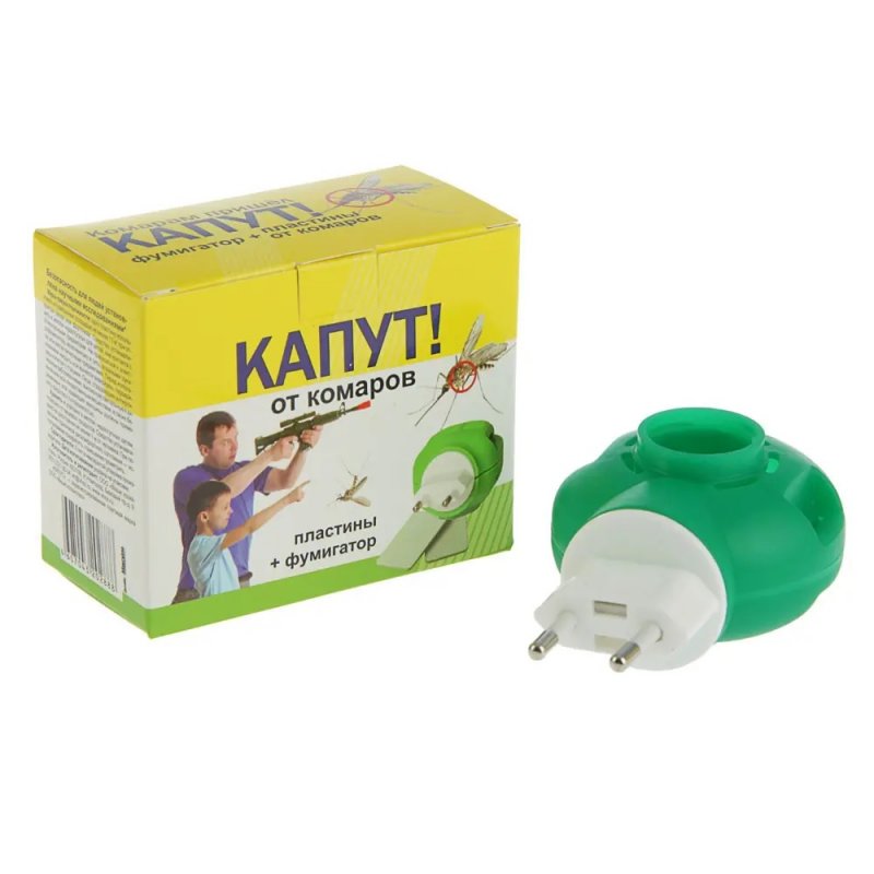 Комплект Капут электрофумигатор+пластины 10 шт