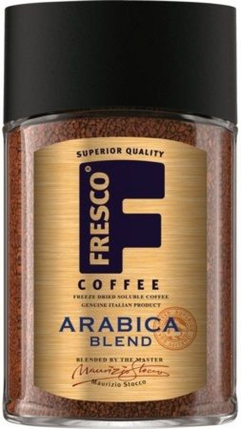 Кофе Fresco Arabica Blend растворимый 100г стеклянная банка