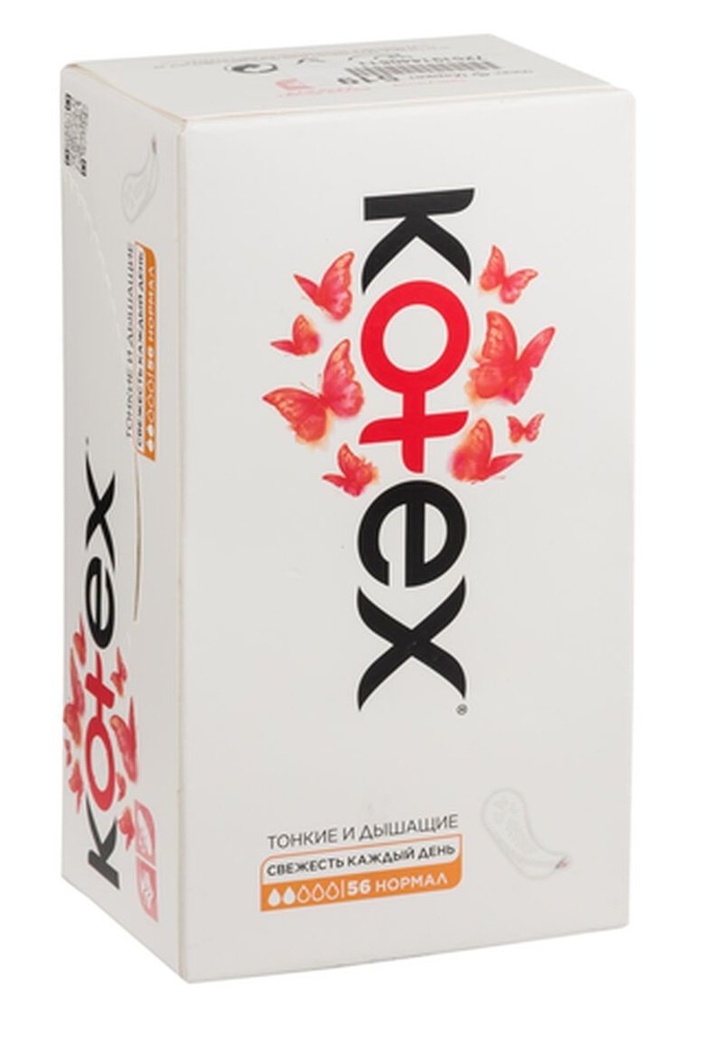 Прокладки ежедневные Kotex нормал 56шт/уп