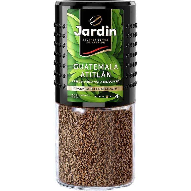 Кофе Jardin растворимый Гватемала Атитлан 95г стеклянная банка