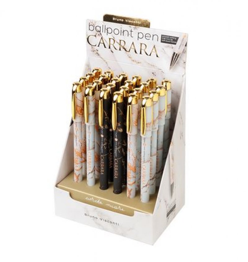 Ручка шариковая Bruno Visconti Carrara Мulticolor 0,38мм синяя