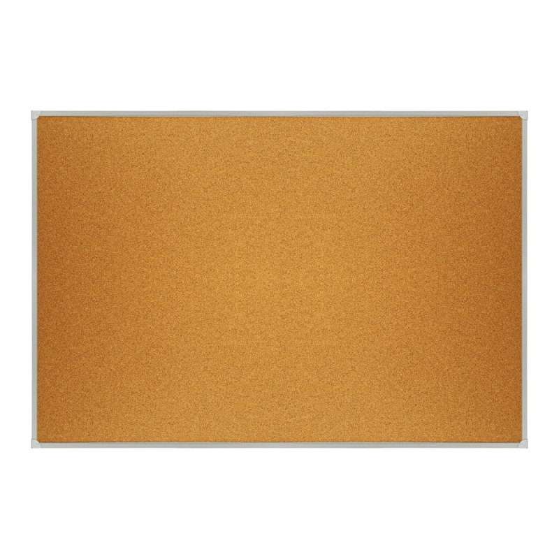 Доска пробковая OfficeSpace, 100*150см, алюминиевая рамка
