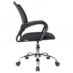 Кресло оператора Helmi HL-M95R (695) Airy CH чёрное ткань/сетка механизм up&down